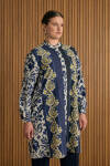 Mavi Desenli Tunik - 5