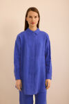 Mavi Keten Tunik - 2