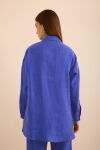 Mavi Keten Tunik - 7