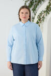 Mavi Klasik Gömlek - 2