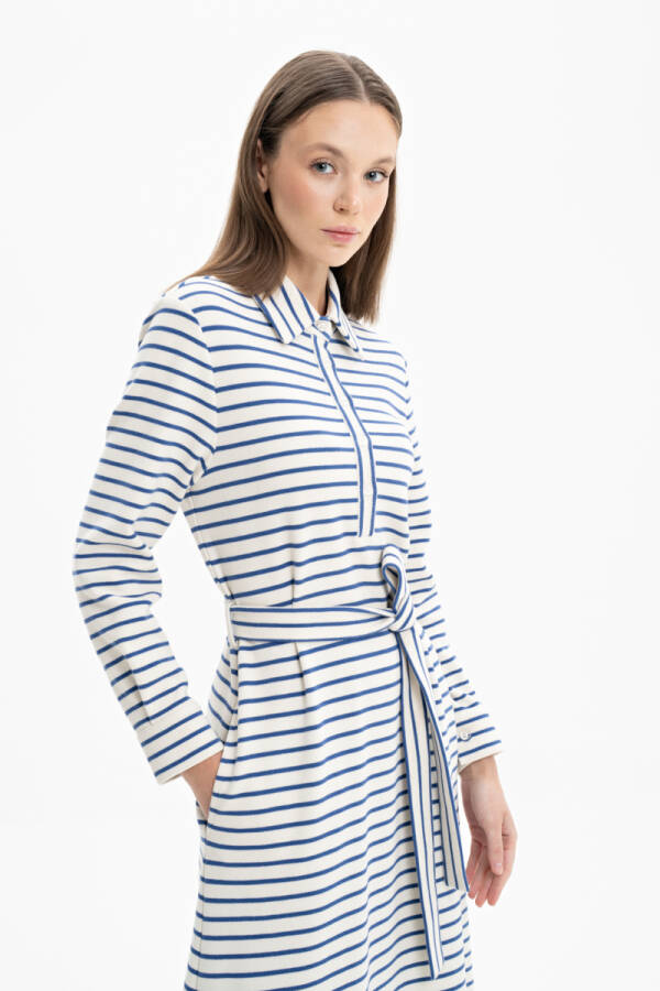 Mavi Marin Elbise - 1