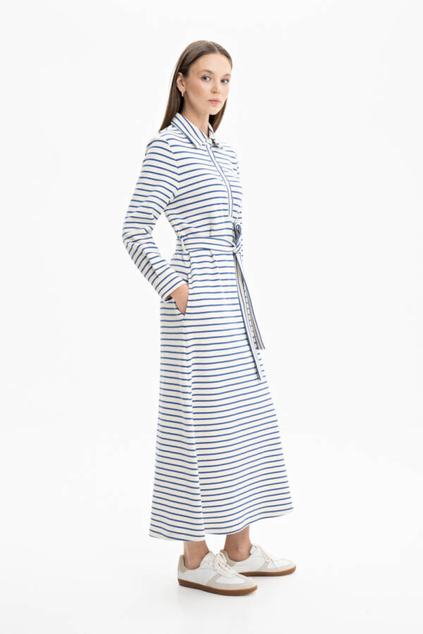 Mavi Marin Elbise - 3