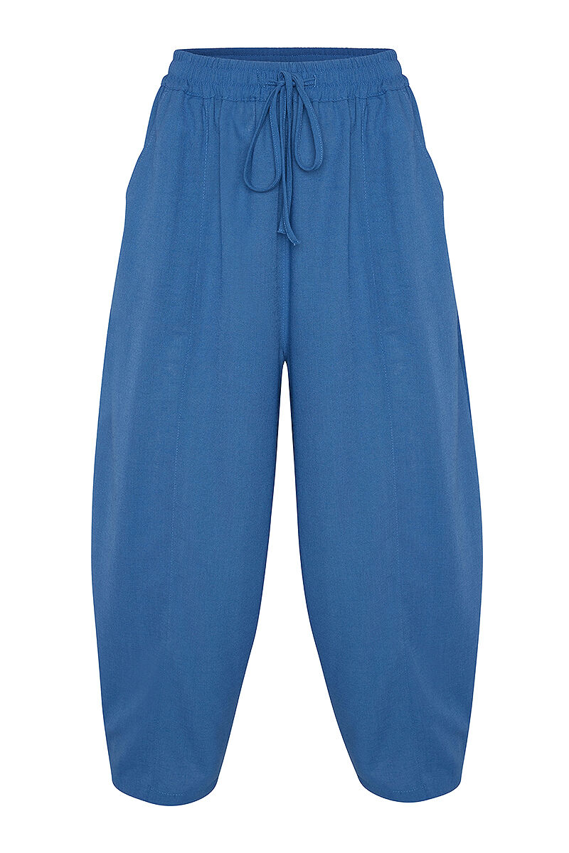 Mavi Rahat Kesim Basic Pantolon
