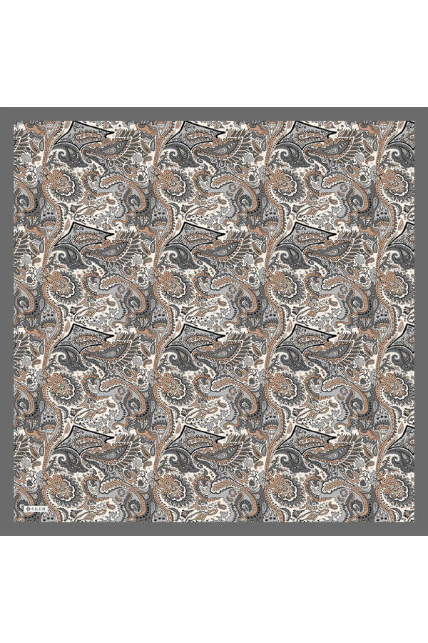 Etnik Desenli Soft Touch Eşarp - 1