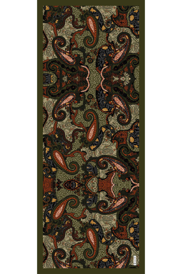 Haki Soft Touch Şal - Aker