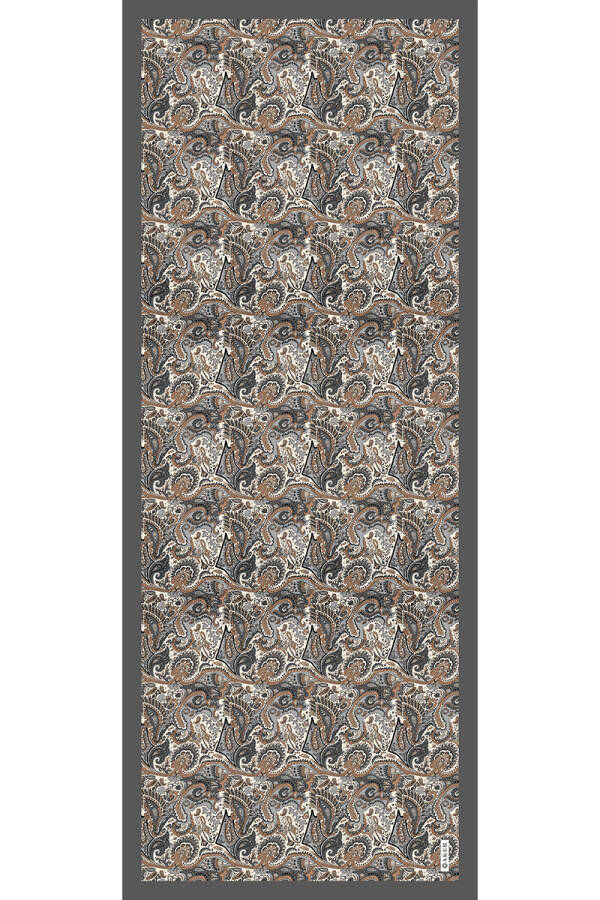 Etnik Desenli Soft Touch Şal - 1