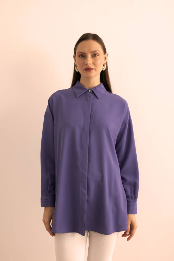 Menekşe Dokuma Tunik - 1