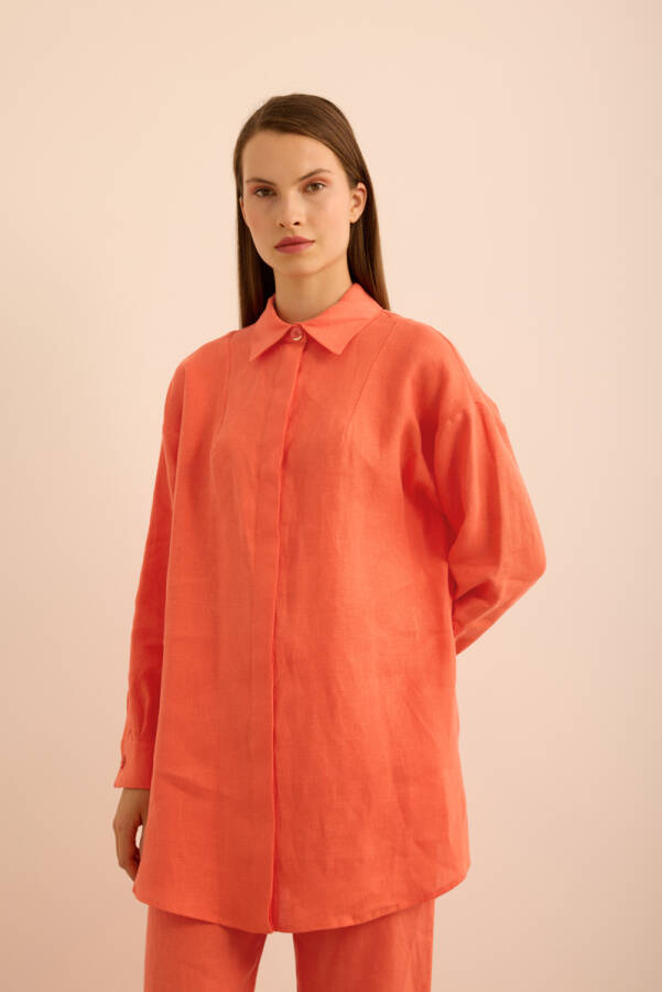 Mercan Keten Tunik - Aker (1)