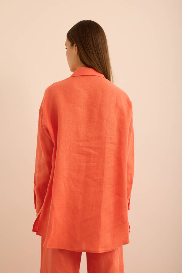 Mercan Keten Tunik - 7