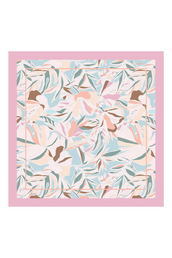 Mint 90X90 İpek Twill Eşarp - 1