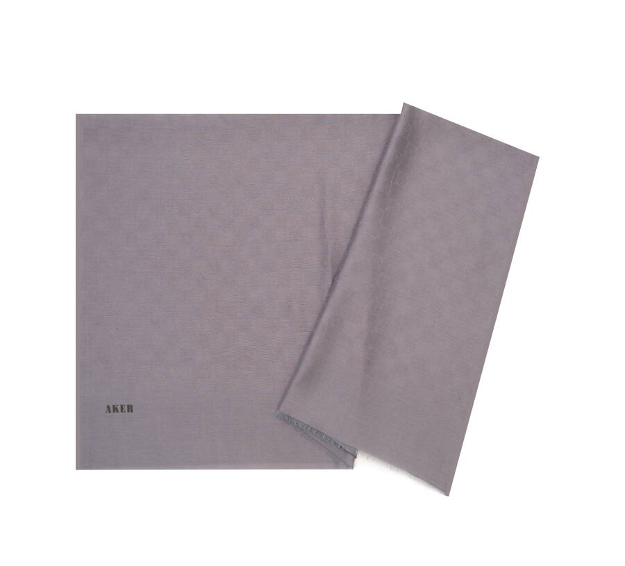 Gri 80x200 Modal Şal - 1
