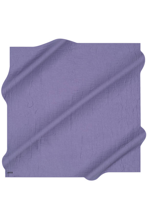 Mor 100X100 Kraş Eşarp - Aker