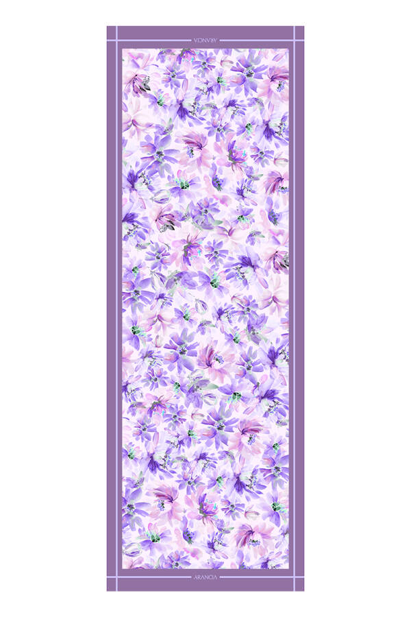 Mor 70X200 Pure Touch Şal - 1