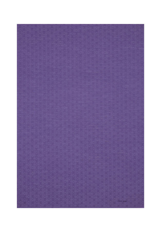 Mor 75X190 CM Logolu İpek Koton Jakar Şal - Pierre Cardin