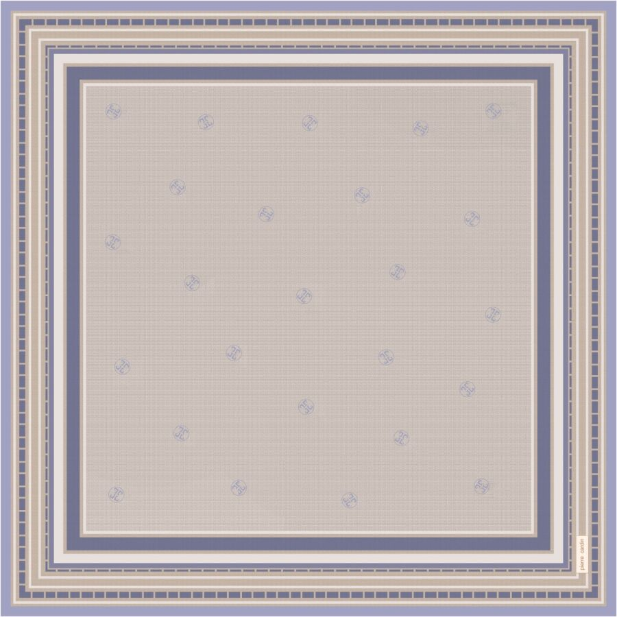 Mor 90X90 İpek Krep Saten Eşarp - 3