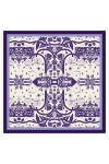 Mor 90X90 İpek Twill Eşarp 