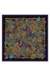 Mor 90X90 İpek Twill Eşarp - 1