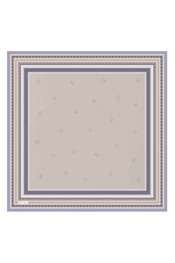Mor 90X90 İpek Twill Eşarp - Pierre Cardin