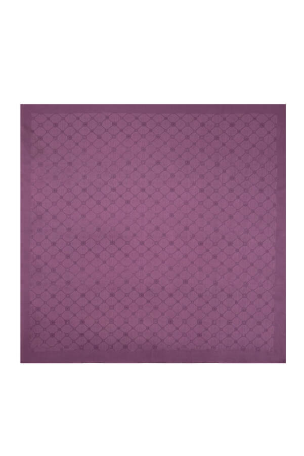 Mor 90X90 Koza Eşarp - 2