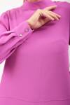 Mor Dik Yaka Bluz - 4