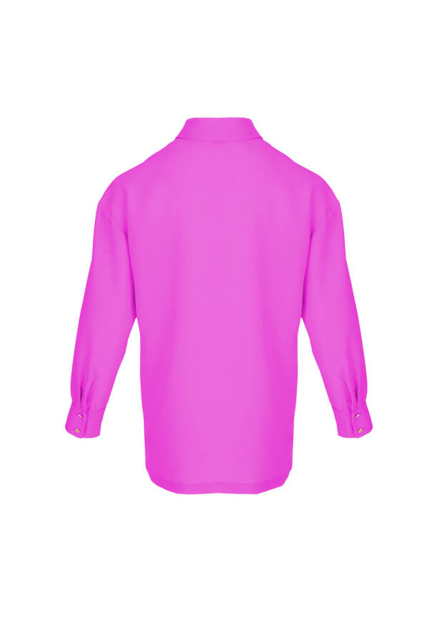 Mor Klasik Kesim Bluz - 3