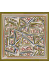 Geometrik Desenli Soft Touch Eşarp - 1