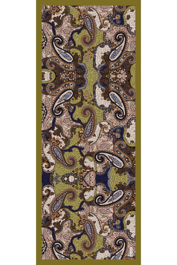 Haki Soft Touch Şal - 1