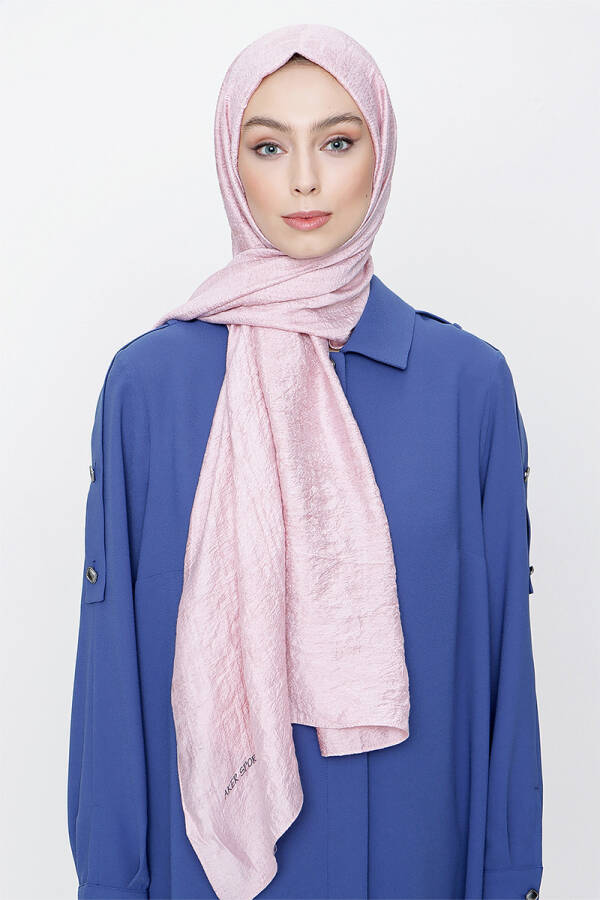 Pembe 70X190 Mozaik Şal - 1