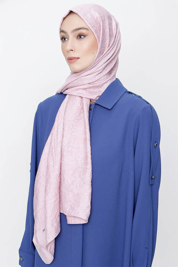 Pembe 70X190 Mozaik Şal - 2