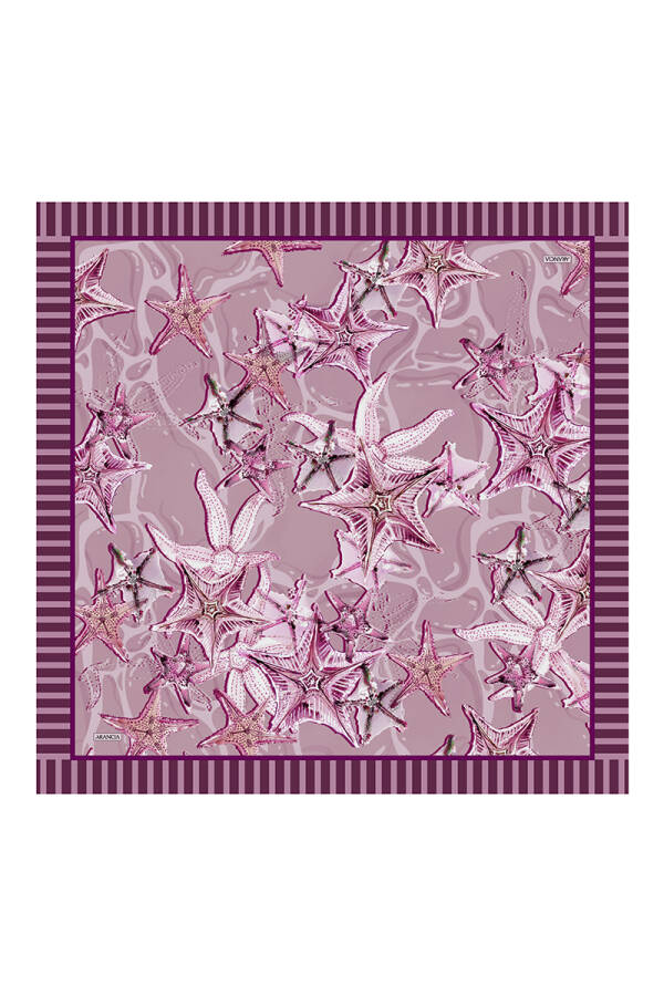 Mürdüm 90X90 Pure Touch Eşarp - 1