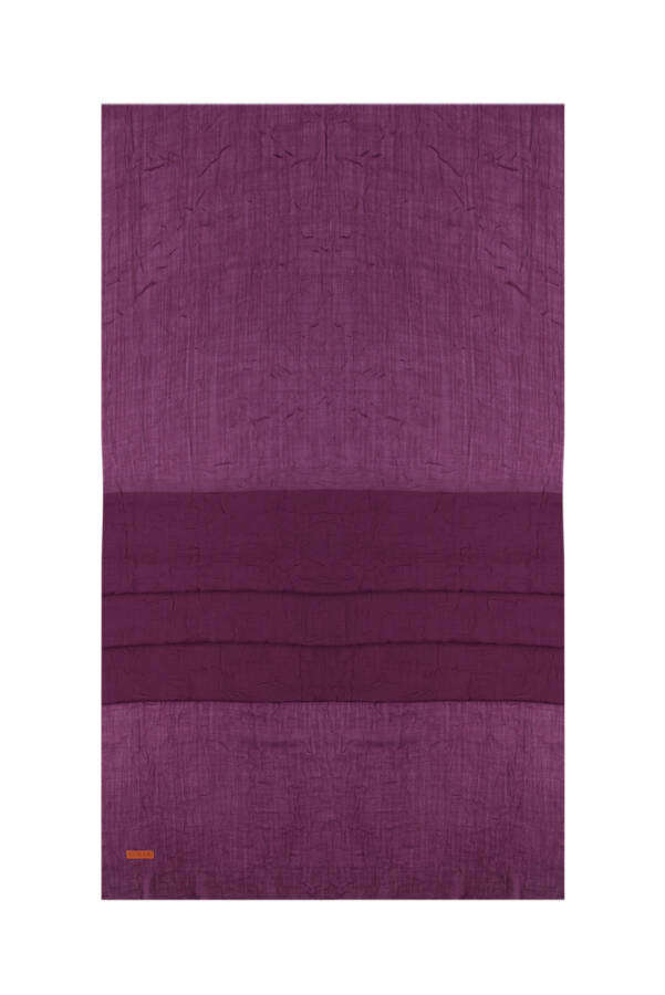 Mürdüm Bambu Şal - Aker