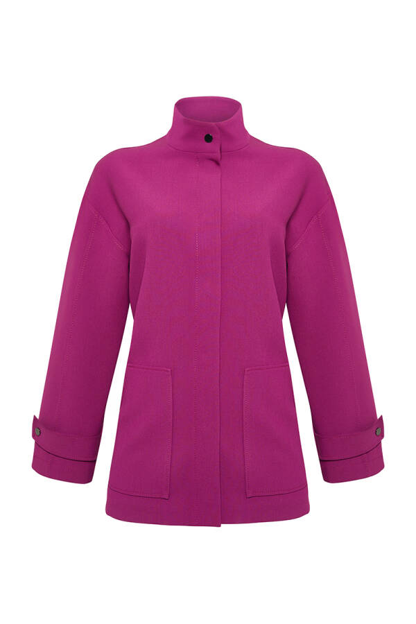 Mürdüm Cepli Kısa Ceket - Aker