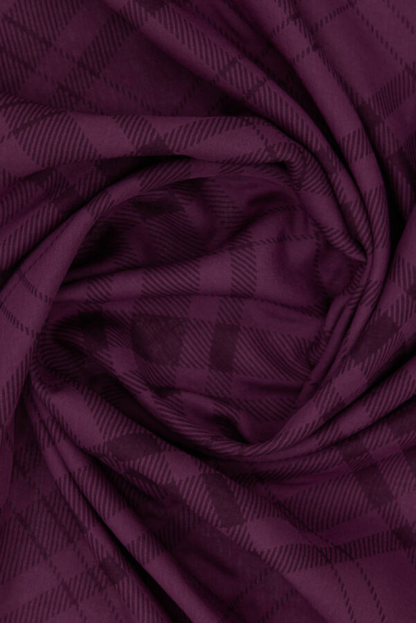 Mürdüm Ekose Şal - 3