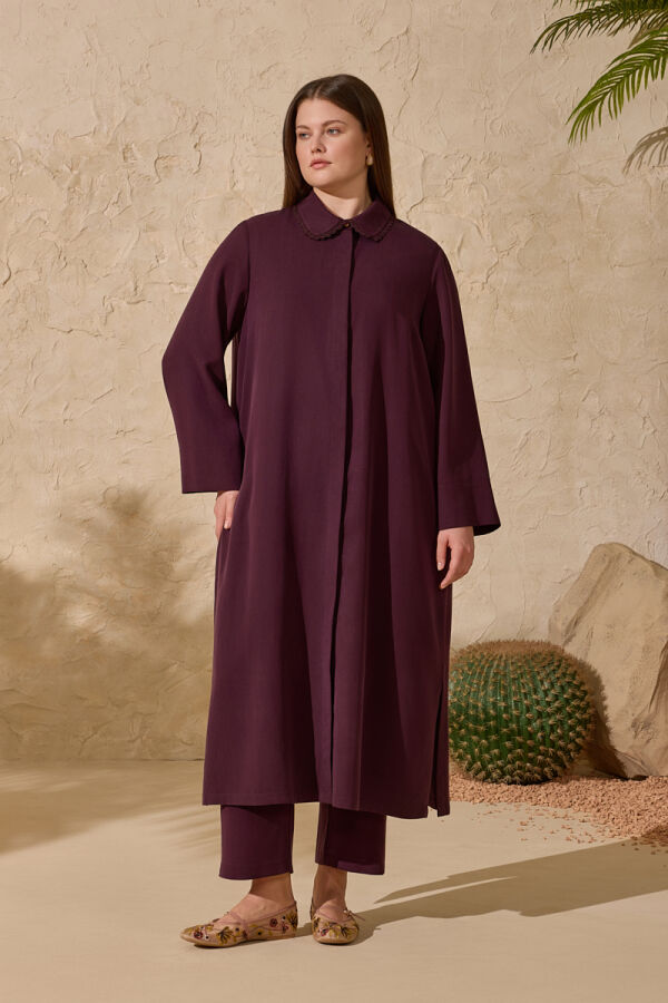 Mürdüm Klasik Uzun Tunik - 3