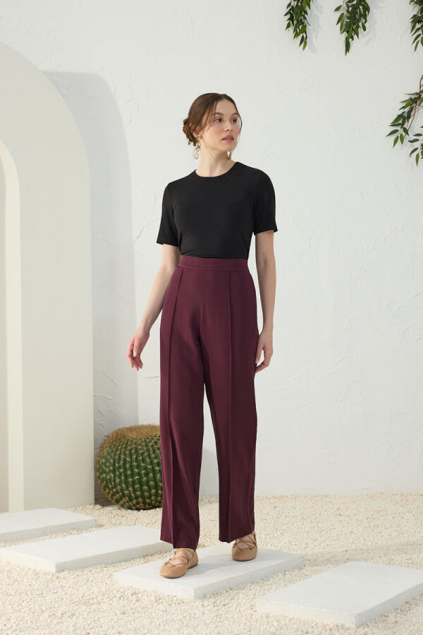 Mürdüm Viscon Pantolon - 2