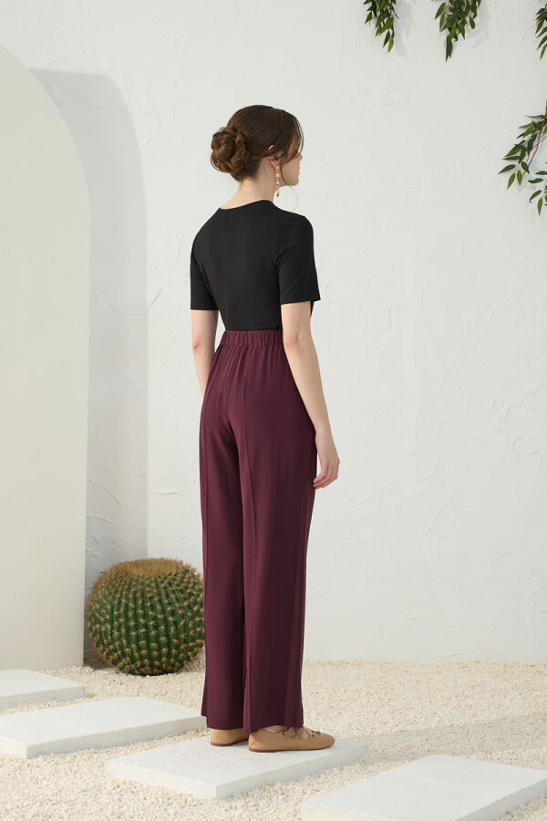 Mürdüm Viscon Pantolon - 7