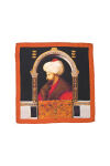 Renkli Aker Pano Eşarp - 1
