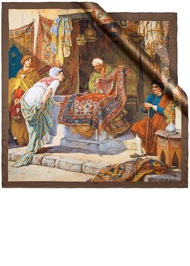 Renkli Pano Eşarp - Aker (1)