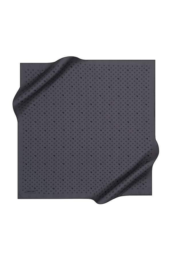 Renkli 90X90 Pierre Cardin Polyester Tivil Eşarp - 1