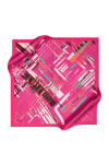 Renkli 90X90 Pierre Cardin Polyester Tivil Eşarp 
