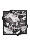 Geometrik Desenli 90X90 Polyester Twill Eşarp 