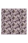 Pembe 110X110 İpek Krep Saten Eşarp 