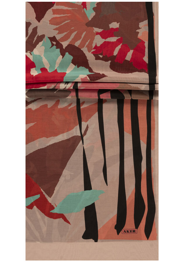 Pembe 75X200 İpek Koton Şal - 1