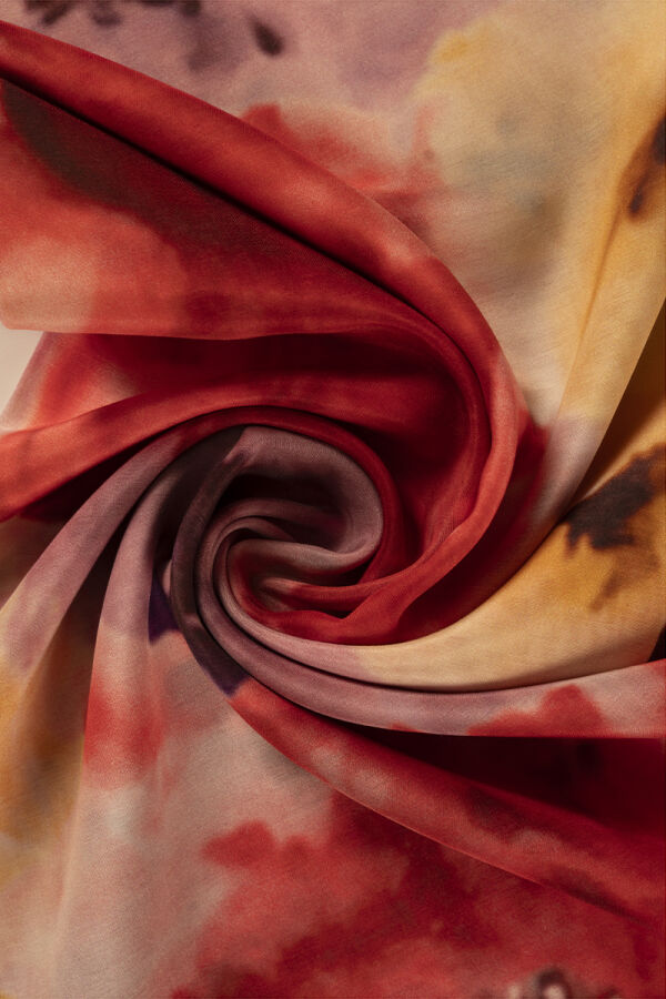 Pembe 75X200 İpek Koton Şal - 2