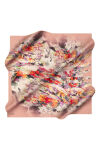 Pembe 90X90 İpek Koton Eşarp - 1