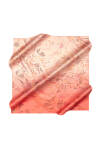 Pembe 90X90 İpek Krep Saten Eşarp 