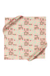 Pembe 90X90 İpek Krep Saten Eşarp - 1