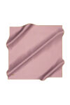 Pembe 90X90 İpek Krep Saten Eşarp - 1