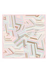 Pembe 90X90 İpek Twill Eşarp 