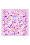 Pembe 90X90 İpek Twill Eşarp 
